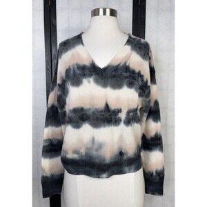 Crush Womens Cashmere Mulitcolor Dip Dye Candy Jumper Sweater Top Size 0 XS